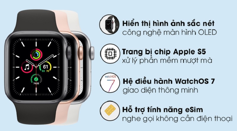 Apple Watch SE LTE mang trong m&igrave;nh n&eacute;t tinh tế v&agrave; sang trọng